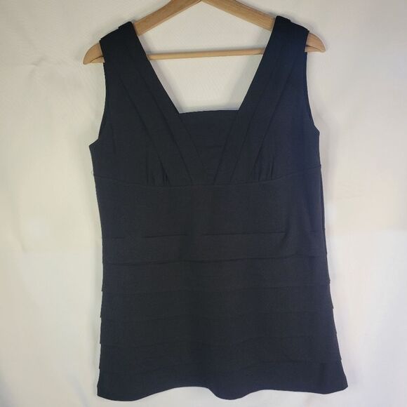 Bellisima Layered Elegant Black Top - Picture 7 of 10